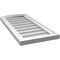 Ekena Millwork Arch Top Surface Mount PVC Gable Vent: Functional, w/ 2"W x 1-1/2"P Brickmould Frame, 14"W x 30"H GVPAR14X3002SF - alternate 4